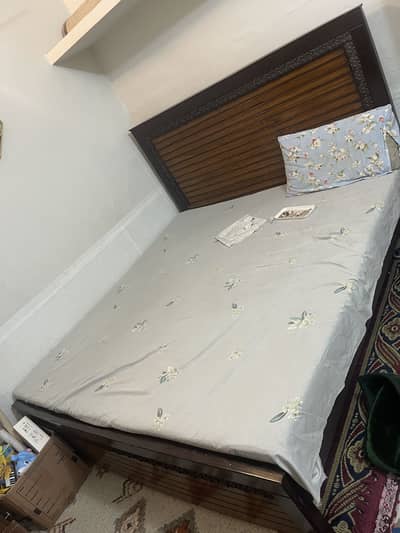 Double bed and dressing table