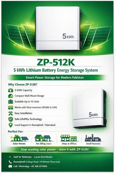 5kWh Home Backup Power Station – Instant Backup & Smart Home Ready