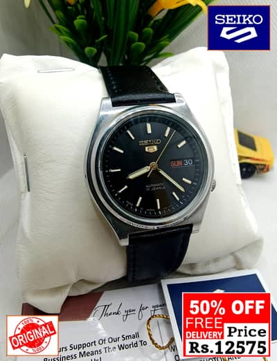 Seiko 5 Citizen Orient Automatic Pre-Owned watch Japan 03161737353