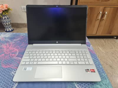 HP 15s laptop for sale with original box and charger