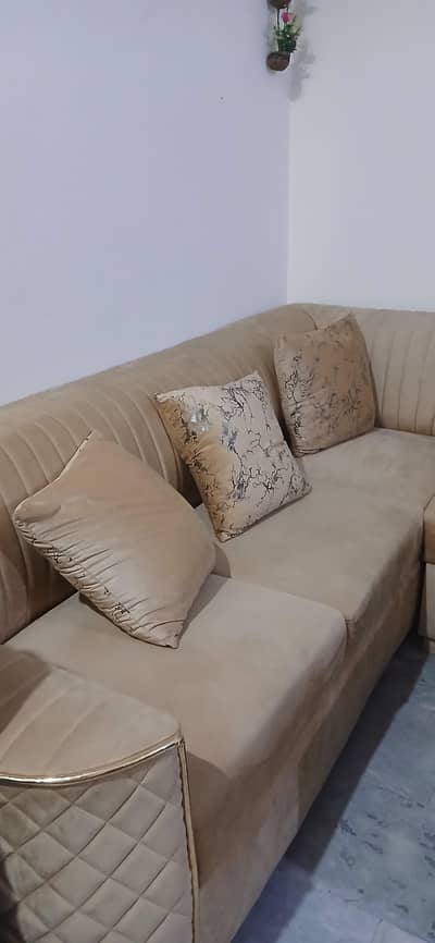 6 seater L shape sofa