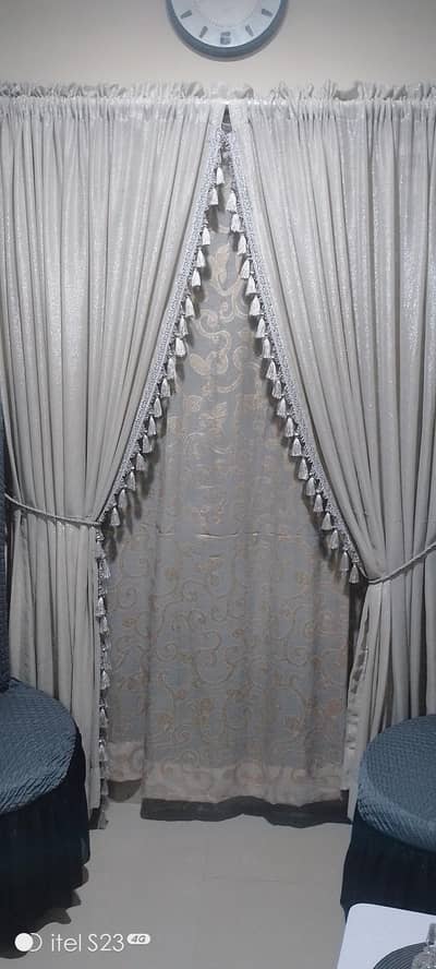 steel grey curtains