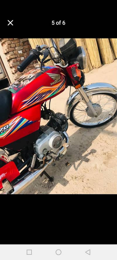 Honda 70cc bike Madal 2020 10/9 ok