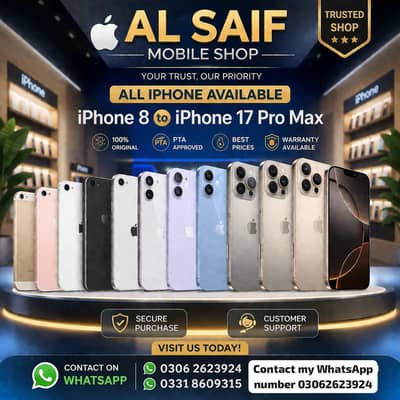 i Phone 8plus, 11,12,13,14,15 pro max on instalment Whatsap