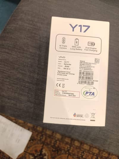 Vivo Y17 like new. 10/10. DHA. Calls only