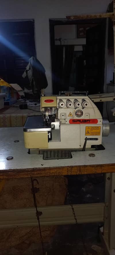 Siruba f model overlock machine original condition