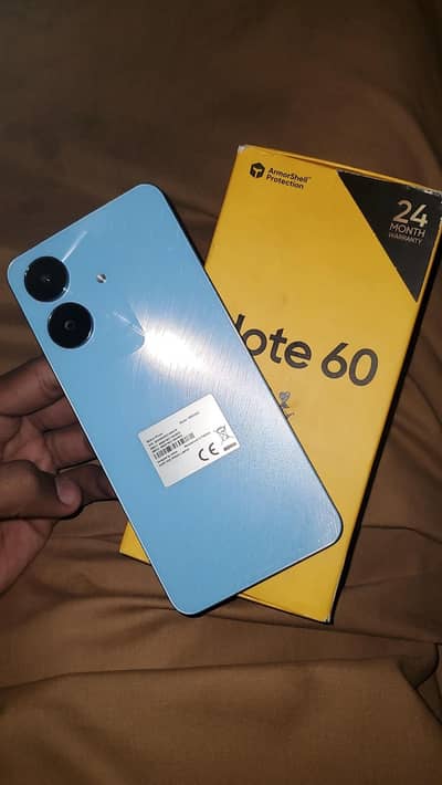 realme note 60 4gb ram 128 gb rom 4 month waranty with box charger