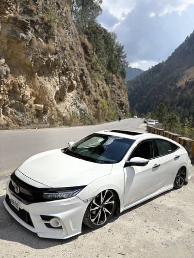 Civic x air suspension lights bumpers