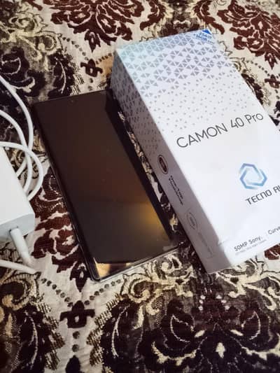 TECNO CAMON 40 PRO GLACIER WHITE COLURE 8+8/256GB (03066605430)