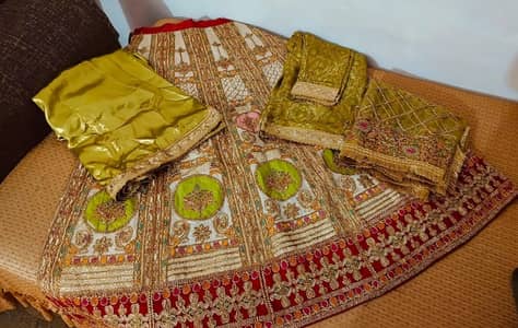 Lehenga shirt duppta dress with extra flapper