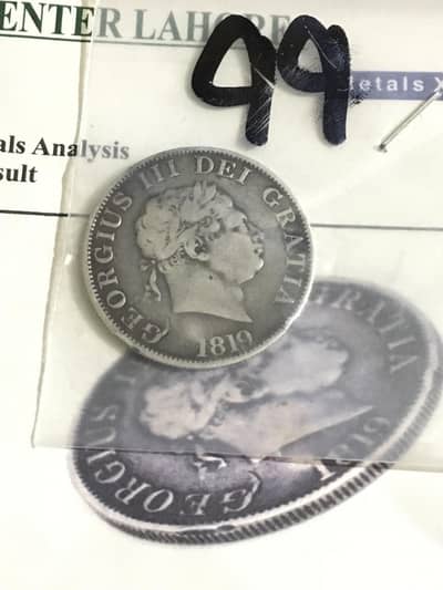 1819 Great Britain George III Silver Half Crown