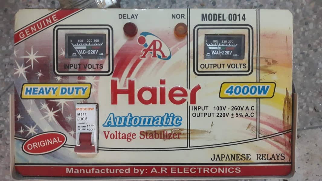Haier Automatic Stabilizer 0