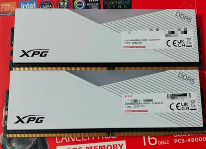 xpg 32gb ddr5 Rams. 16x2 with box