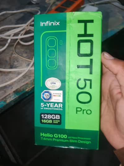 Infinix Hot 50 pro 8+8 128