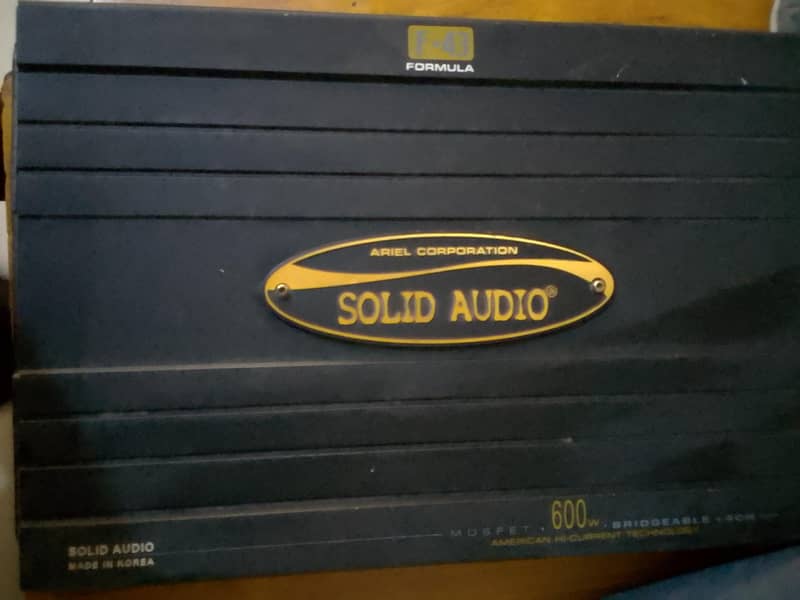 solid audio power M  4 chanal 0