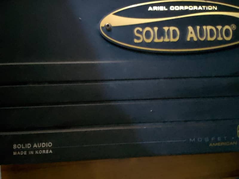 solid audio power M  4 chanal 1