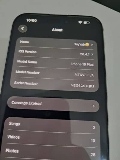 Iphone 15 Plus Jv 10/10 Condition