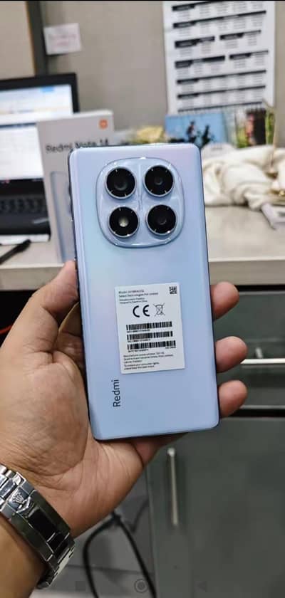 Redmi note 14 pro with charger in warranty 12gb ram 512 gb data 10by10
