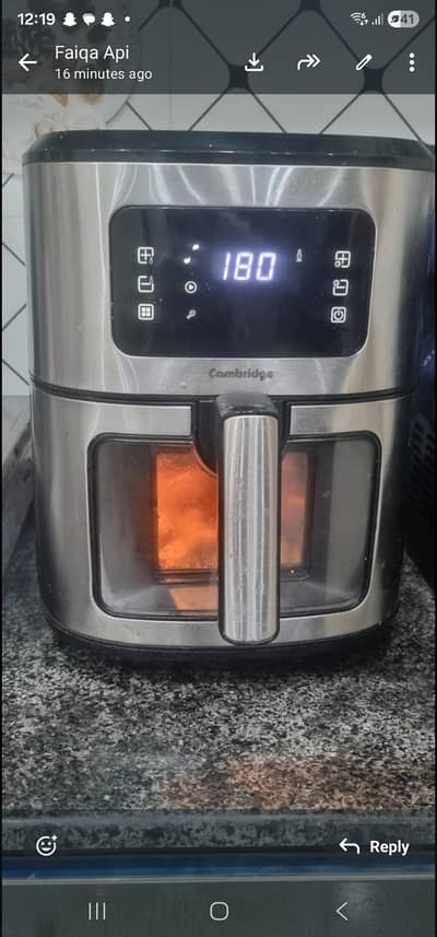 new airy fryer best condtion original air fryer Cambridge company ki
