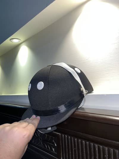 New horse riding helmet black colour