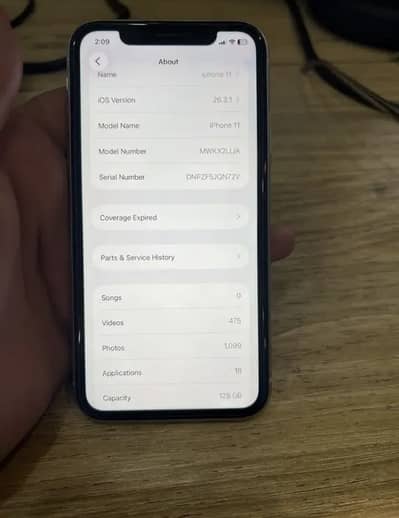 iphone 11 128 gb PTA(exchange possible)