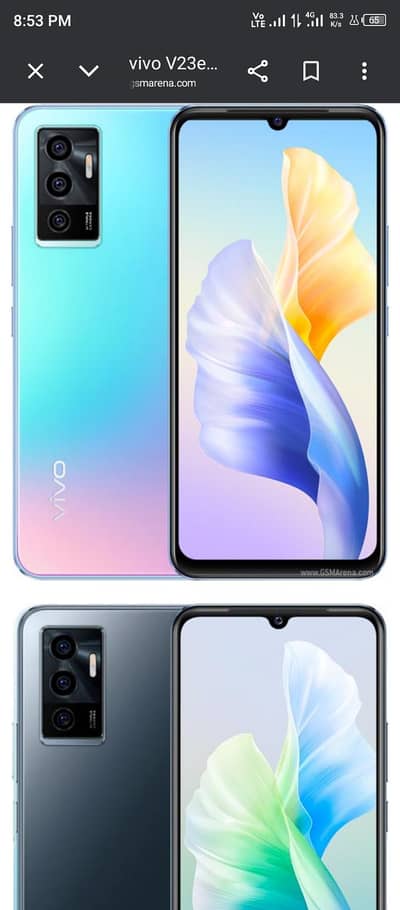 vivo v23e 5G Non Pta 8+8 + 128