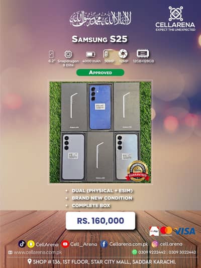 Samsung Galaxy S25 Approved - CELLARENA