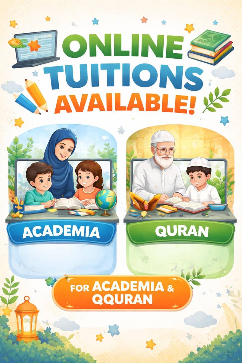 online tuitions available for basic grades. 0