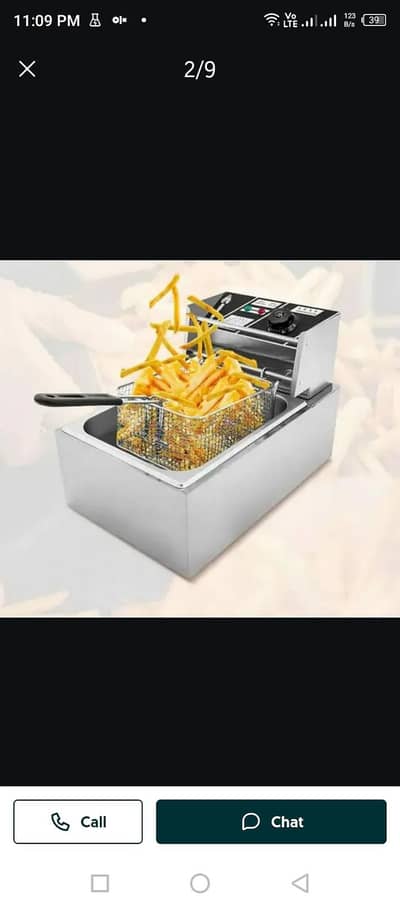 imported 6L commercial electric frying machine