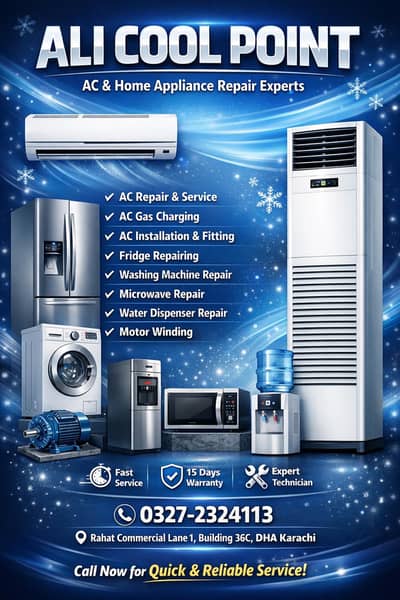 Home Appliance Repair Service | AC, Fridge, Microwave | Karachi
