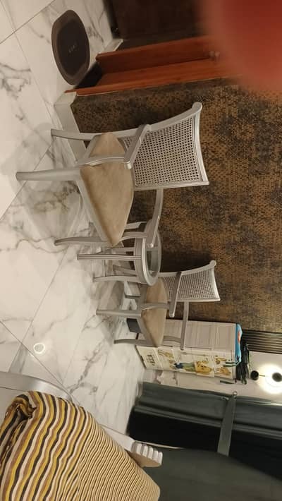 bed set with coffe chair and table