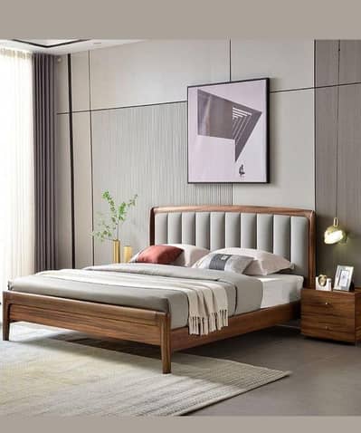 New pure woden double bed