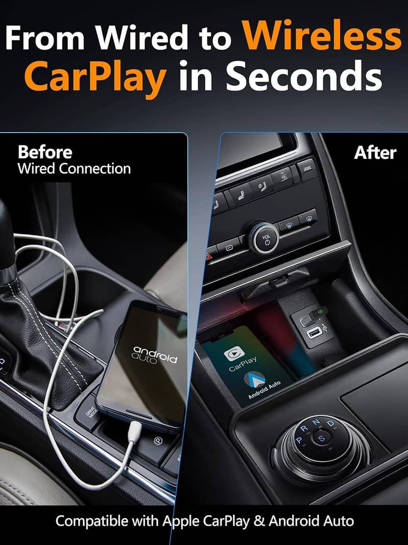 Wireless Airplay & Android Auto 3