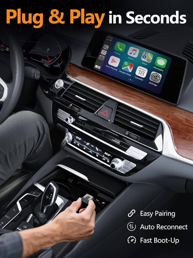 Wireless Airplay & Android Auto 4
