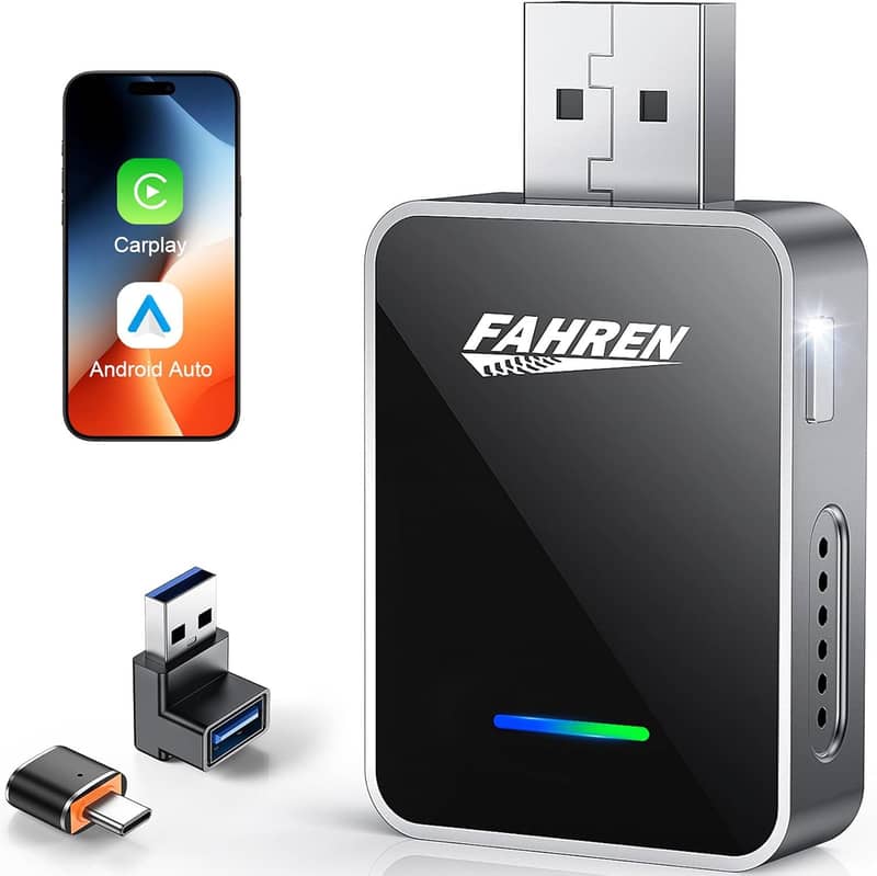 Wireless CarPlay & Android Auto Adapter 0