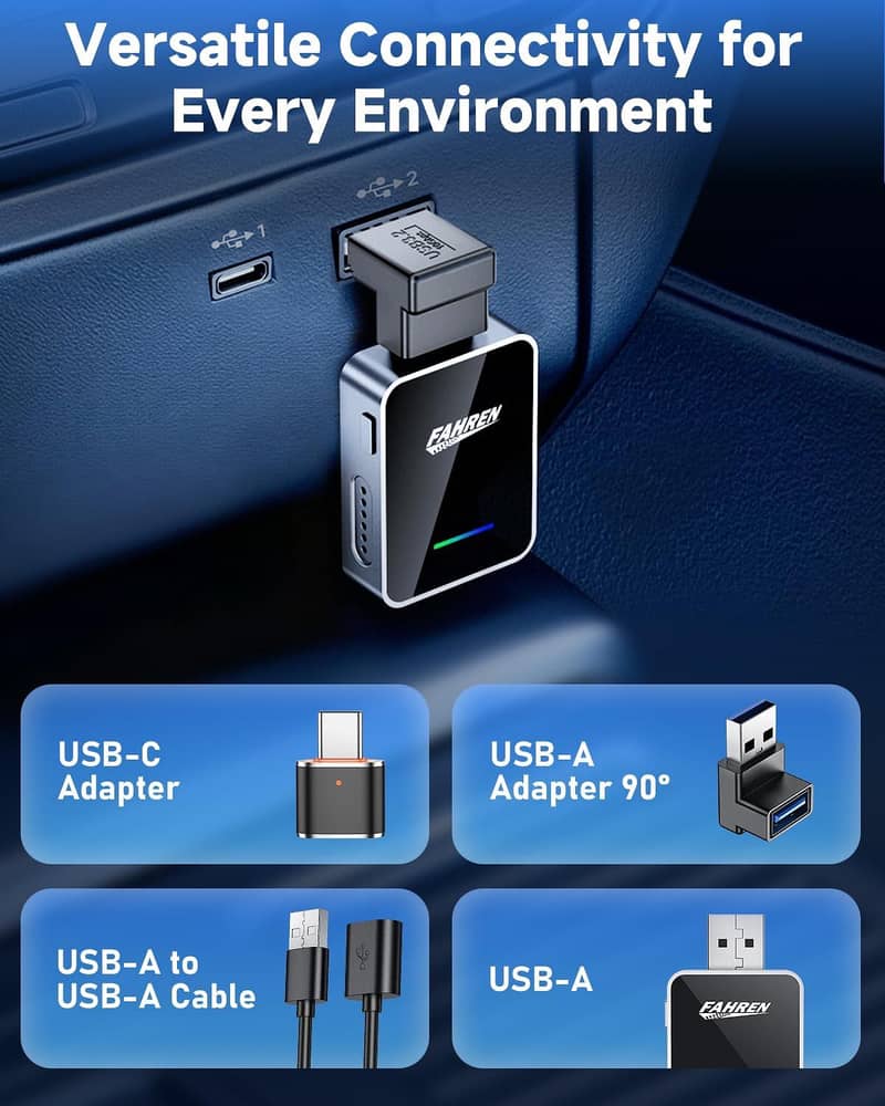 Wireless CarPlay & Android Auto Adapter 6