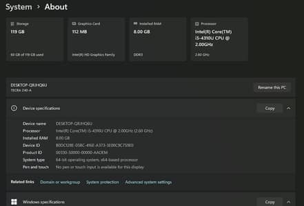 Core i5 4th Gen Laptop | 8GB RAM | SSD Fast |Study, Office & Design