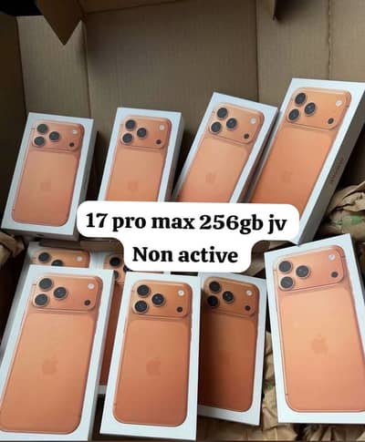 17  pro max 266gb orange  silver. Blue. Lock  jv