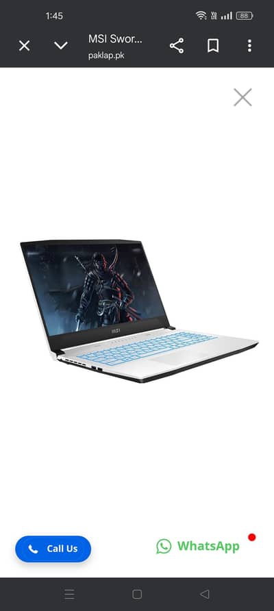 MSI Gaming Laptop for Sale