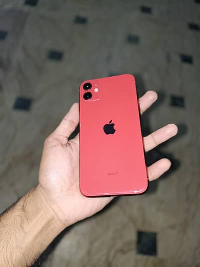 Iphone 11 Dual Pta 64GB 87%HEALTH  W. P Red Product Con 10/9
