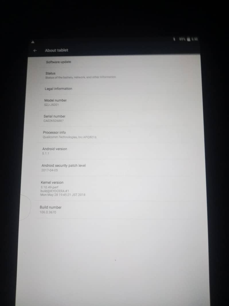 just system tablet 1