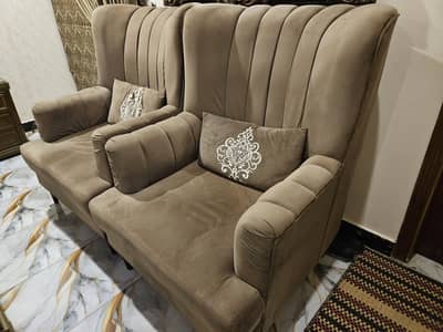 Two pieces, single seat sofa set for sale