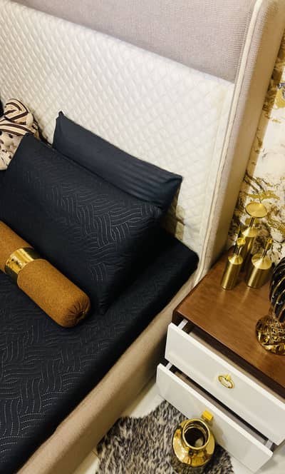 Premium new wooden Bed set