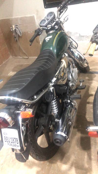 Honda Cg 150 green colour