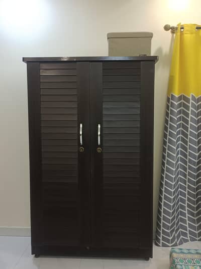 Modern Black Wardrobe / Closet – Excellent Condition