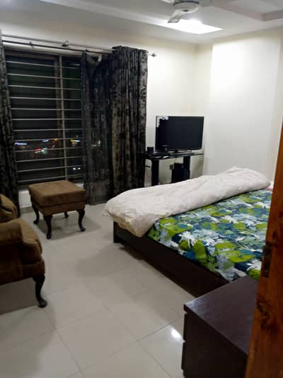 2 bed full furnished flat for rent in civic center phase 4 bahira town Islamabad