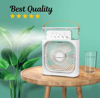 Rechargeable 4-in-1 Portable Air Cooler & Humidifier, Mist Fan | Usb