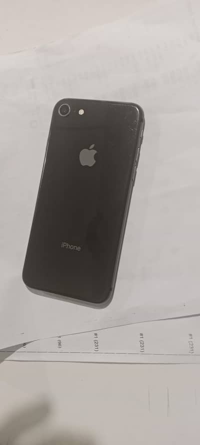 iphone 8 black color 64gb 10by9 condition betry change but iphone ki