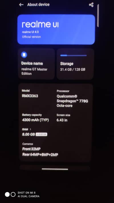 realme GT master edition