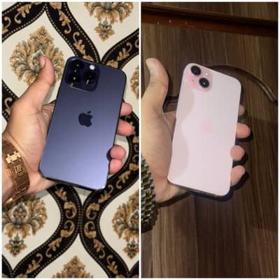 Iphone 14 pro max non pta FU iphone 15 plus JV